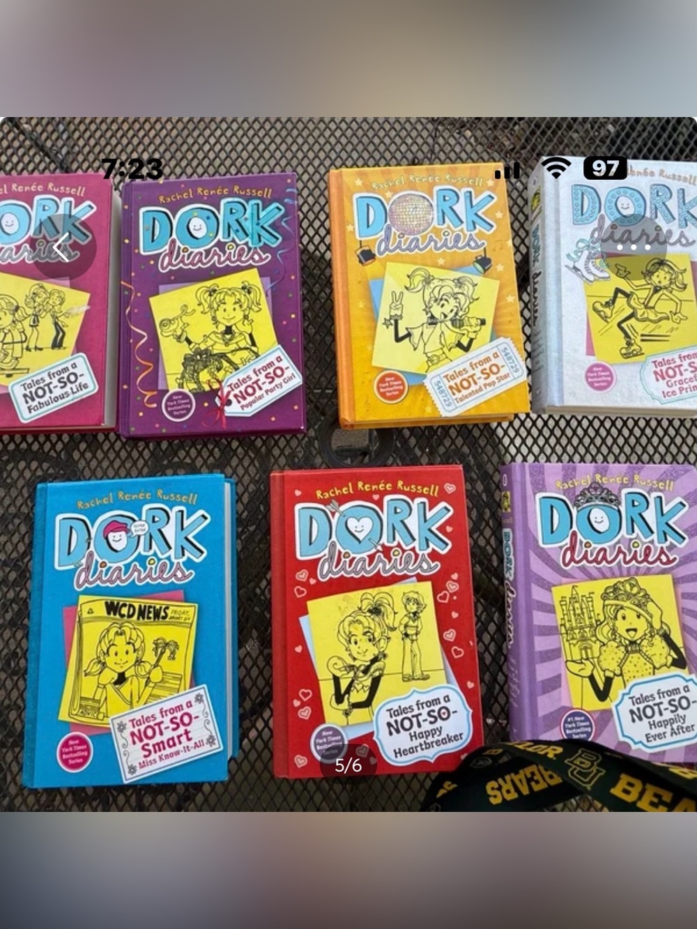 Dork Diaries hardcover books. series includes books 1, 2,3.4.5.6.8. 7 Books
